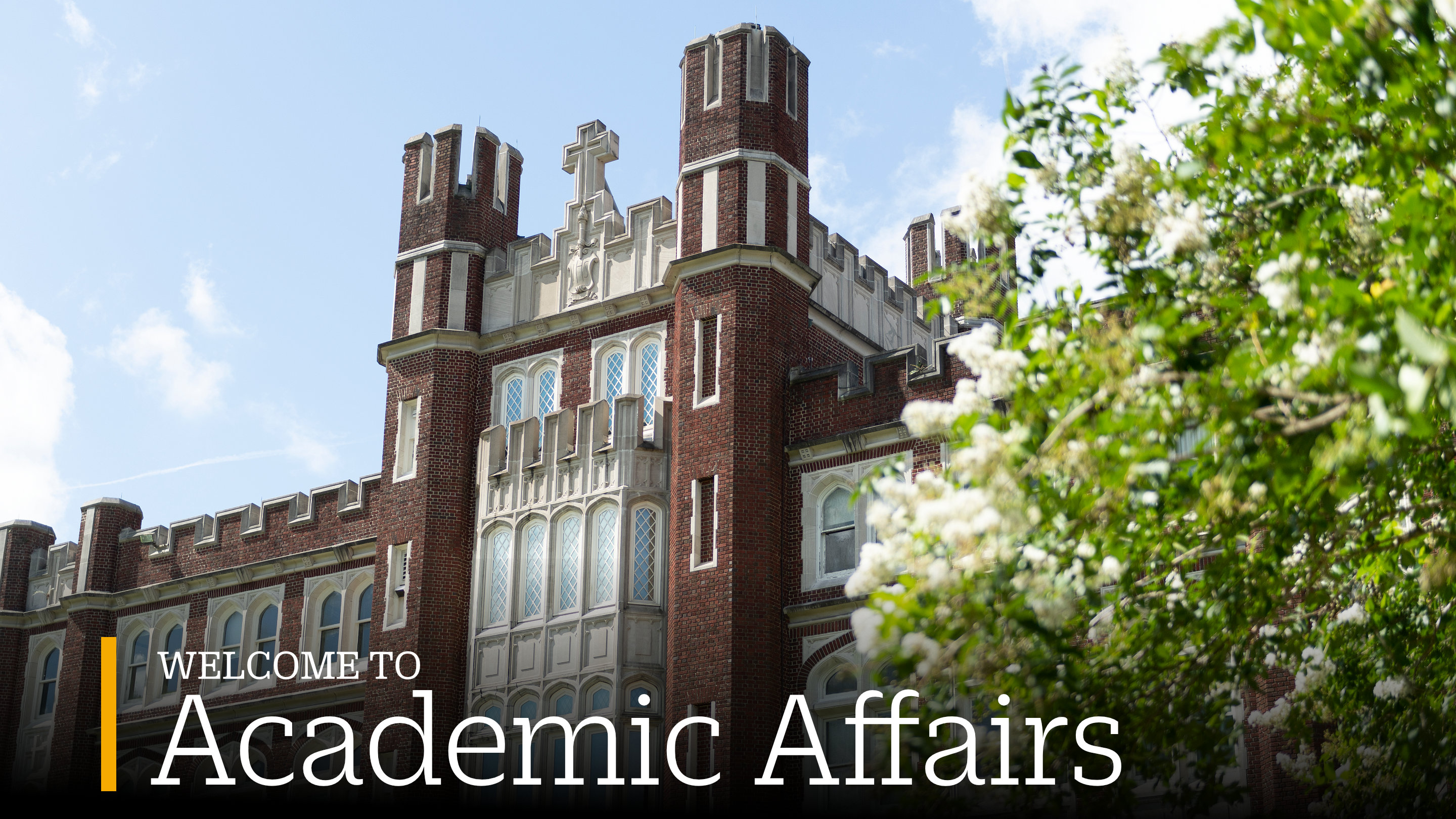 Welcome to Academic Affairs